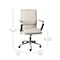 Flash Furniture Taupe LeatherSoft Office Chair with Chrome Arms GO-21111B-TAUPE-CHR-GG - alternate 4